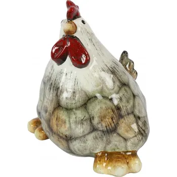 Velikonoční dekorace Keramická slepice Tim L 19 cm