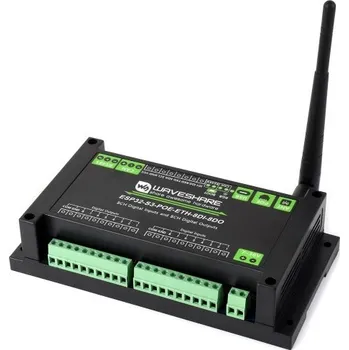 Vývojová deska Waveshare Průmyslový 8kanálový modul ESP32-S3 (Wi-Fi, Bluetooth, ETH)