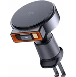 Mcdodo - Držák do auta s bezdrátovým nabíjením (CH-0090) - pro ventilaci, 15W, Qi2, vestavěný zatahovací kabel - černý