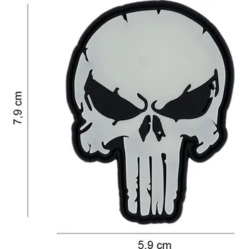 Nášivka 101 INC - V.O. Nášivka Punisher - Svítící