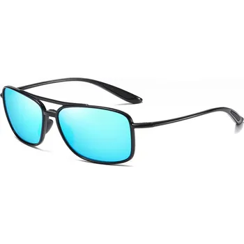 Sluneční brýle Techsuit - Sluneční brýle polarizované TR90 (MM99) - UV ochrana - světle černá / ledově modrá