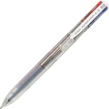 Kancelářské potřeby PILOT Super Grip-G4 KP M 0.27 mm, 4barevka, transparentní