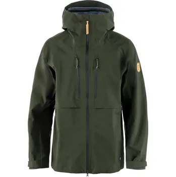 Pánská nepromokavá bunda FJÄLLRÄVEN Keb GTX Jacket M Deep Forest - XS