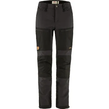 Dámské kalhoty kalhoty turistické dámské FJÄLLRÄVEN Keb Agile Trousers W, Black - 34/L