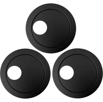 Univerzální krytka kamery pro Apple zařízení - 3 ks - černá