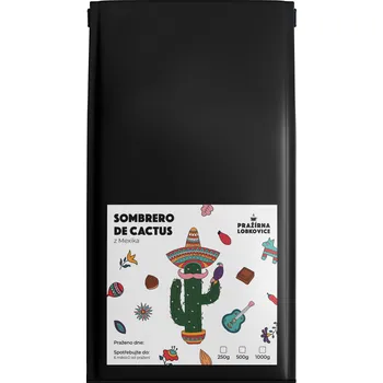 Pražírna Lobkovice SOMBRERO DE CACTUS z Mexika zrnková káva Hmotnost: 250g