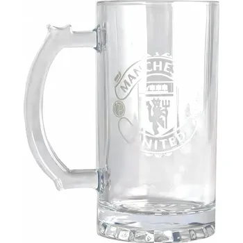 Sklenice MANCHESTER UNITED FC Sklenice Manchester United FC, bílý znak, 425 ml
