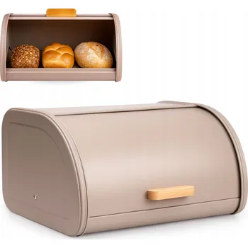 chlebník Chlebník jednodílný OMAGO béžový, hnědý kov