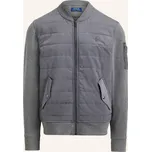 Polo Ralph Lauren Pánská Mikina Z Kombinace Materiálů, šedá, XXL