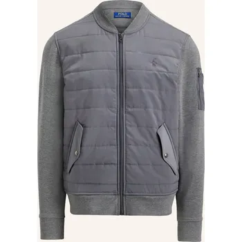 Pánská mikina Polo Ralph Lauren Pánská Mikina Z Kombinace Materiálů, šedá, XXL