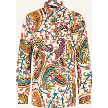 Dámská halenka Etro Dámská Hedvábná Košile, béžová / červená / oranžová, 36