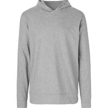 Pánské oblečení Neutral Lehká mikina s kapucí z organické Fairtrade bavlny - Sportovně šedá | S