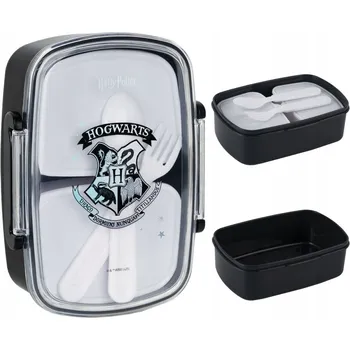 Svačinový box Lunchbox Svačinový Box s příborem 750 ml HARRY POTTER KITE