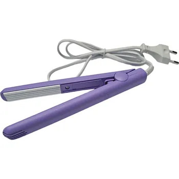 Žehlička na vlasy Leventi Mini přenosná žehlička na vlasy krepovací-Fialová