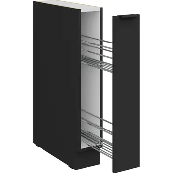 Šatní skříň Cargo, šíře 15cm Černá Černý