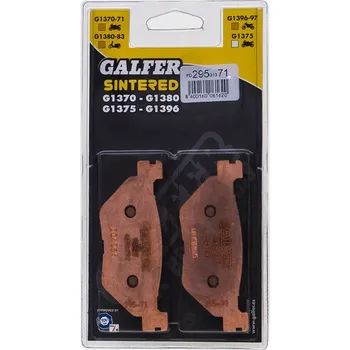Brzdová destička BRZDOVÉ DESTIČKY GALFER PRO YAMAHA FJR 1300 01-14 ZADNÍ