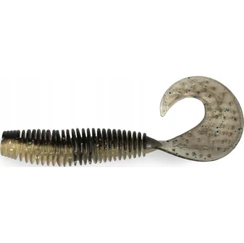 Umělá nástraha Haibo gumová nástraha EASOO Grub Black Silver 5cm 22ks