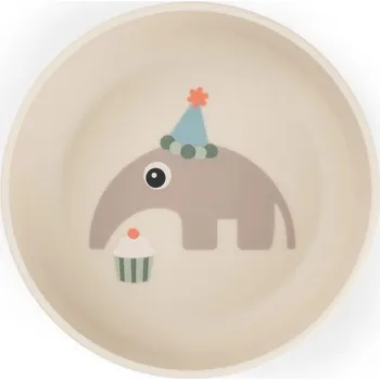 dětská jídelní sada DONE BY DEER Foodie miska Celebration - písková