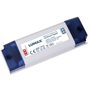 Napájecí zdroj pro osvětlení LUMAX Nábytkový LED napájecí zdroj 36W 3A 12V