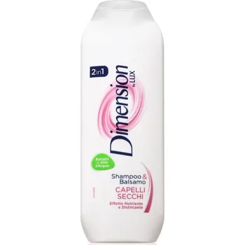 Dimension by Lux 2in1 šampon a kondicionér 2 v 1 pro suché vlasy 250 ml
