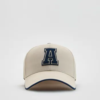 Čepice Reserved - Bavlněná baseballová kšiltovka - krémová - 459HW-01X - 459HW-01X-9Y1