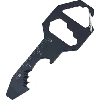 Pracovní nůž CMG Klíčenka multifunkční klíč s nástroji černý EDC BMT1 MultiTool Keyring CMG® Black