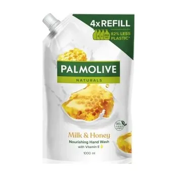 Mýdlo Palmolive Naturals Milk & Honey tekuté mýdlo náhradní náplň 1000 ml