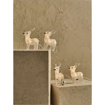 Vánoční dekorace Sinsay - Vánoční LED světýlka 4 kusy - bílá - 598FS-00X - 598FS-00X-ONE