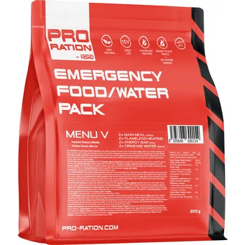 Potravina Hlavní jídlo Adventure Menu Emergency food/water pack, Menu V Barva: červená