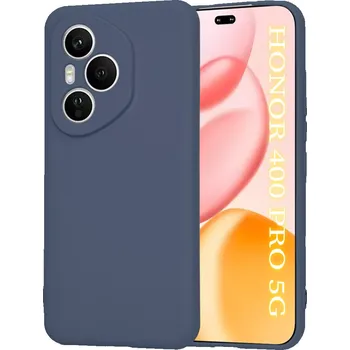 Pouzdro na mobilní telefon Techsuit - SoftFlex - Honor 400 Pro - námořnická modrá