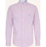 Gant Pánská Košile Regular Fit, bílá / modrá / červená, 44