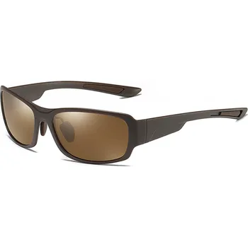Sluneční brýle Techsuit - Sluneční brýle polarizované TR90 (MM108) - UV ochrana - hnědé