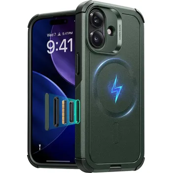 Pouzdro na mobilní telefon ESR - Cyber Halolock - iPhone 17 - zelená