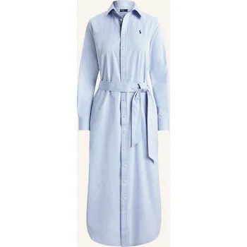 Dámské šaty Polo Ralph Lauren Dámské Košilové Šaty, modrá / bílá, 36