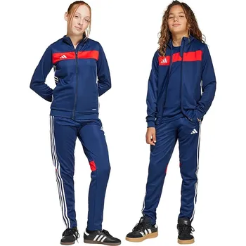 Dětská tepláková souprava adidas Performance JD0626 námořnická modř 59X, vel. 140