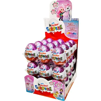 Bonbon Kinder Surprise Dívčí 20g cena za kartonové balení (Kartonové balení : 36 ks)