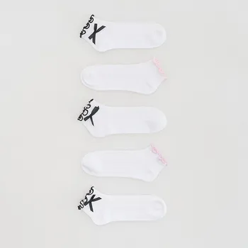 Dívčí oblečení Reserved - Ponožky 5 ks - bílá - 655IN-00X - 655IN-00X-K37