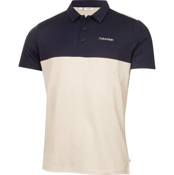 Pánské tričko Tričko Calvin Klein Golf Oatm-Nvy 1222571 Medium