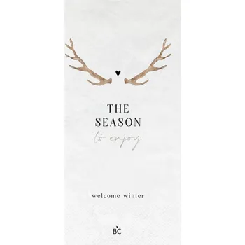 Papírový ubrousek Bastion Collections Papírové ubrousky XL - SEASON TO ENJOY, 10x20cm b420141