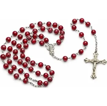 Náhrdelník Amparo Miranda® Růženec R118, Barva červená