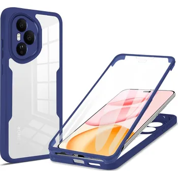Pouzdro na mobilní telefon Techsuit - ColorVerse 360 Series + Screen Protector - Honor 400 Pro - modrá
