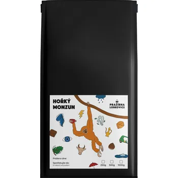 Pražírna Lobkovice HOŘKÝ MONZUN zrnková káva Hmotnost: 250g