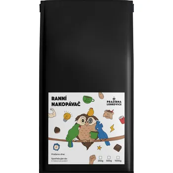 Pražírna Lobkovice RANNÍ NAKOPÁVAČ zrnková káva Hmotnost: 250g