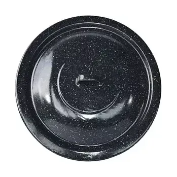 Outdoor vaření Poklice černá 31,5 cm BaB klasik madlo