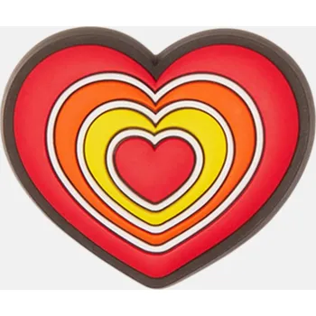 Dívčí pantofle Odznáček Jibbitz - LED Heart