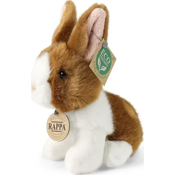 plyšák Rappa králík 16 cm bílo-hnědý