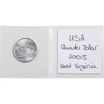 Obal pro sběratelský předmět Leuchtturm - dvoj-kapsa na mince do 42 mm (100 ks)