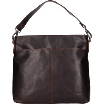 Kabelka Dámská kožená kabelka Greenwood Babet - hnědá