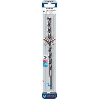 Vrták Bosch Vrták PRO HEX-5, 10 × 150 × 200 mm Professional (2608706991)
