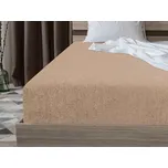 Froté prostěradlo EXCLUSIVE světle hnědé 140x200 cm 200096354